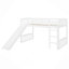 Lit mezzanine simple avec glissoire et échelle