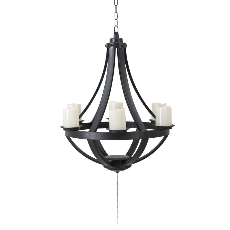 Lustre à 6 lumières DEL Bex