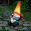 Statue de gnome de pêche solaire de 12 pouces Exhart Good Time