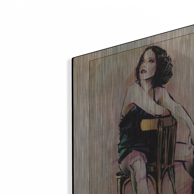 House of Hampton, Up Up par TM Borenstein, art mural en métal, H 24 po x l 16 po