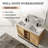 60" Double Bathroom Vanity With Resin Basin-310523694