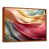 Toile avec cadre flottant brun