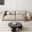 Creamy-white 100% Polyester Standard Sofa cushion Loveseat