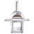 Big Horn Outdoors Stainless Steel Free-Standing Propane Pizza Oven with 34,000 BTUs, Built-In Thermometer & Accessories – 800°F Max Temperature