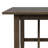 Light Brown 7-Piece Rectangular Dining Table Set