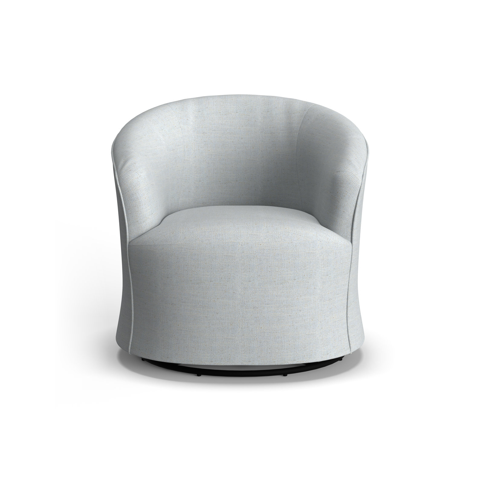 Jude Swivel Glider Accent Chair, Oxford