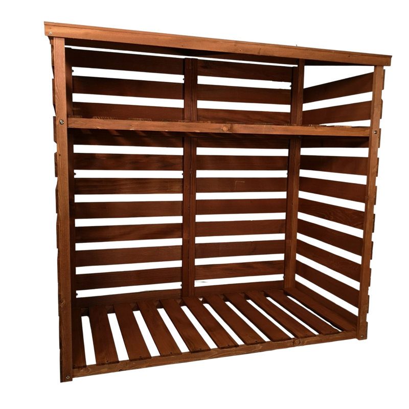 Chantai 122cm W x 61cm D Wood Log Store
