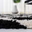 Tapis noir / blanc Alberthe-420907965
