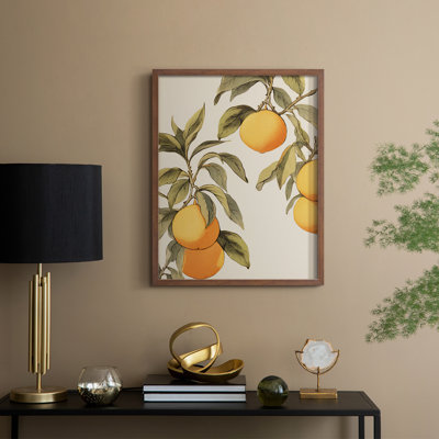 Reproduction florale vintage encadrée XXVII - bois massif