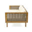 Outdoor Teak Patio Daybed with Cushions-1423664294