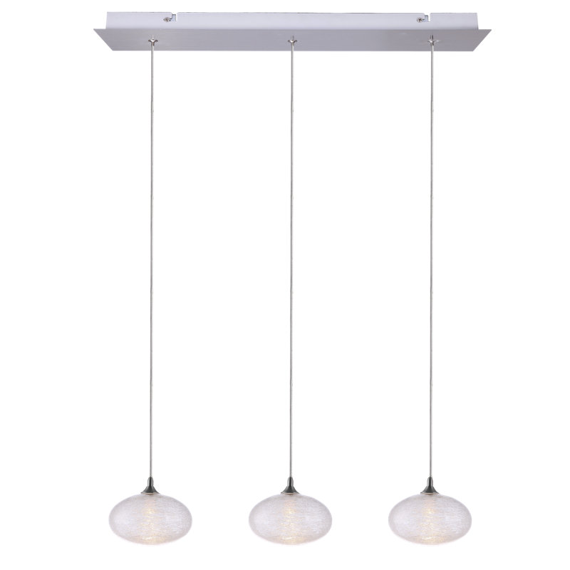 Alvie 3 - Light Kitchen Island Pendant, Chrome