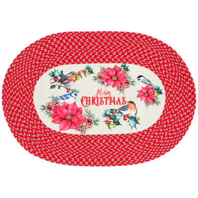 Affiche de Noël tressée tissée à la main Performance 103