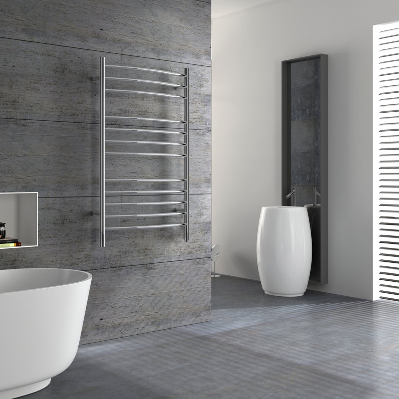 Brushed Stainless Steel Wall Mounted Towel Warmer