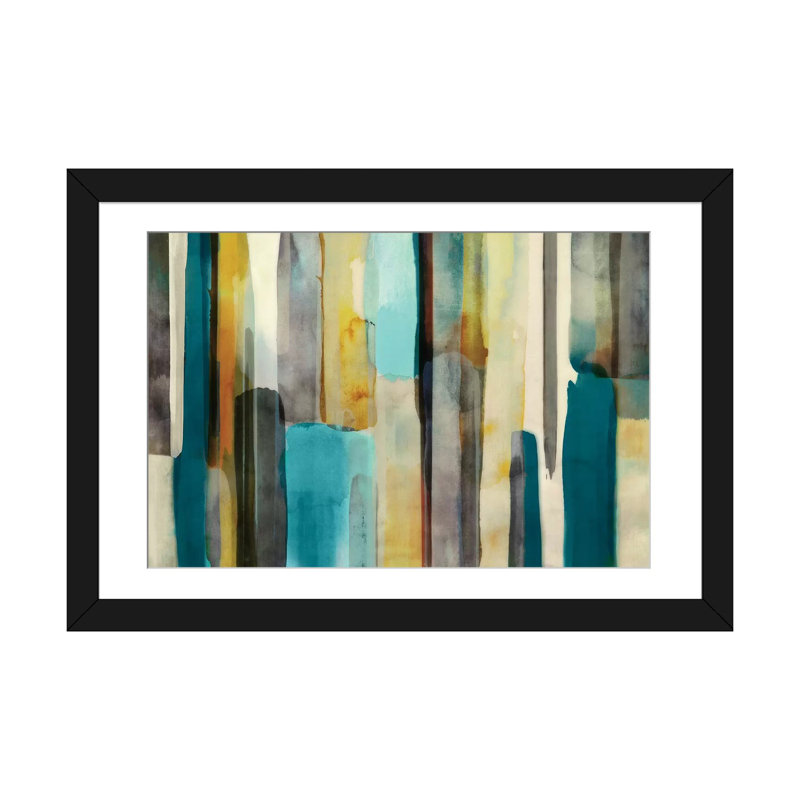 « tissé », reproduction sur toile, H 16 po x l 24 po x P 1 po, Papier d'art encadré noir, Blanc