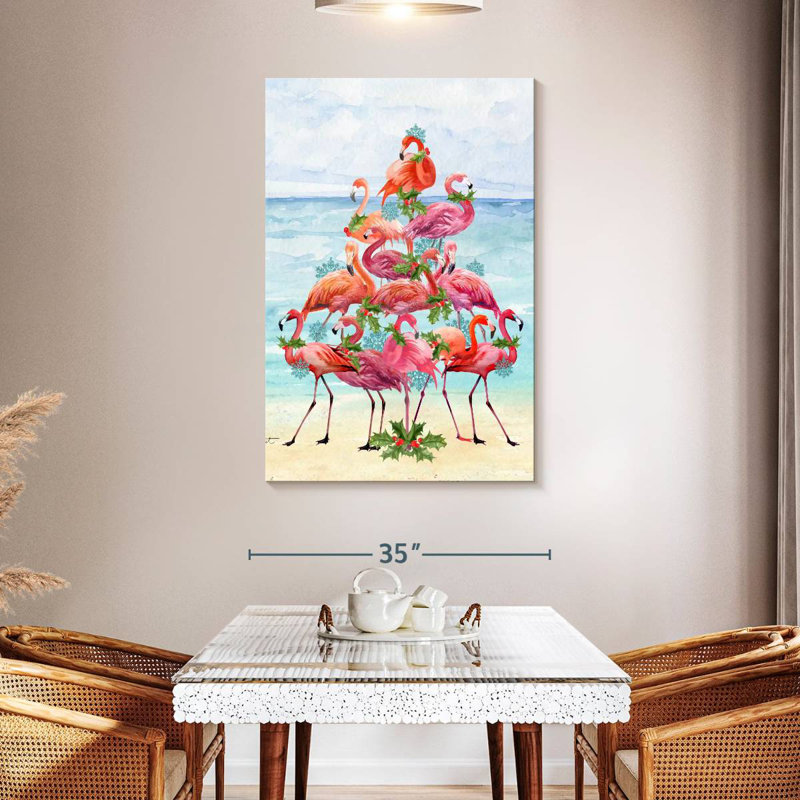 Flamants de Noël Brampt Coastal II, H 48 po x l 32 po