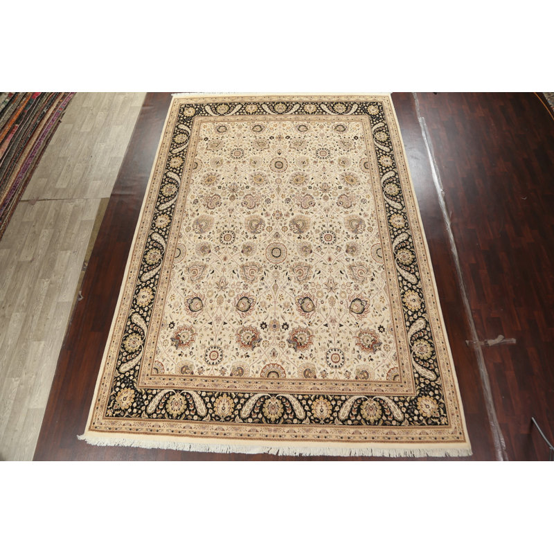 One-of-a-Kind 9'10" X 14'4" Wool Area Rug in Ivory
