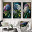 «Hydrangea Bouquet Retro Illustration», 3 pièces-1448343687-1448343684