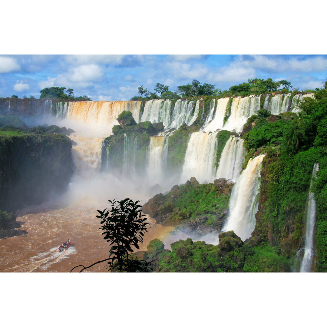 Iguazu Falls In Argentina - Wrapped Canvas Print
