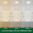 90 CFM Bathroom Ventilation with 3CCT LED Light Exhaust Fan Energy Star Certified-91008764
