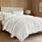 Ribbed Matelassé Cotton Coverlet Set-105905597-105905593