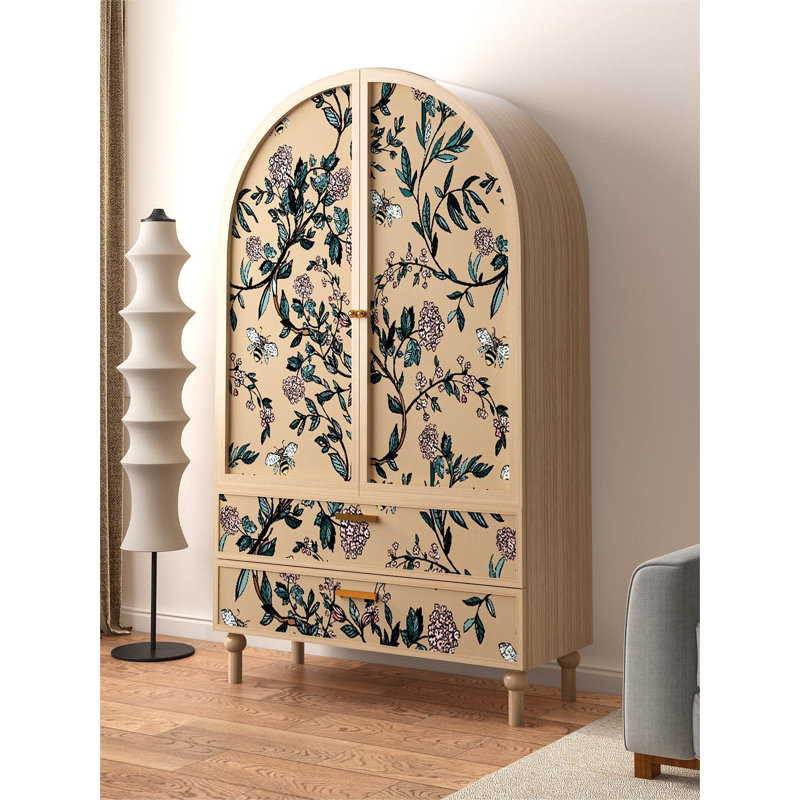 Garde-robe de luxe rétro à lumière française, Burlywood