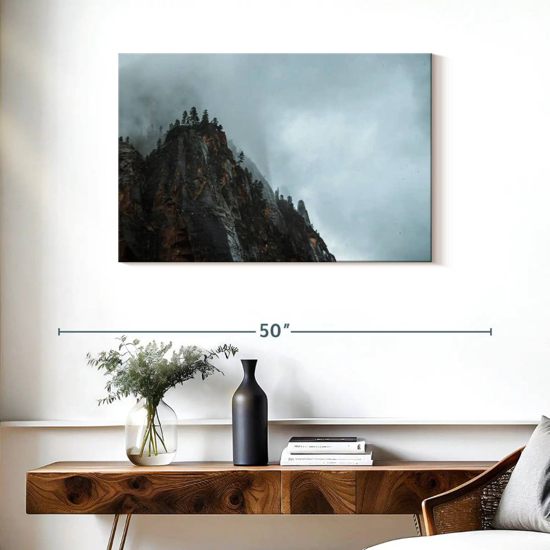 Alvord Foggy Rocky Mountain Peak, H 24 po x l 36 po