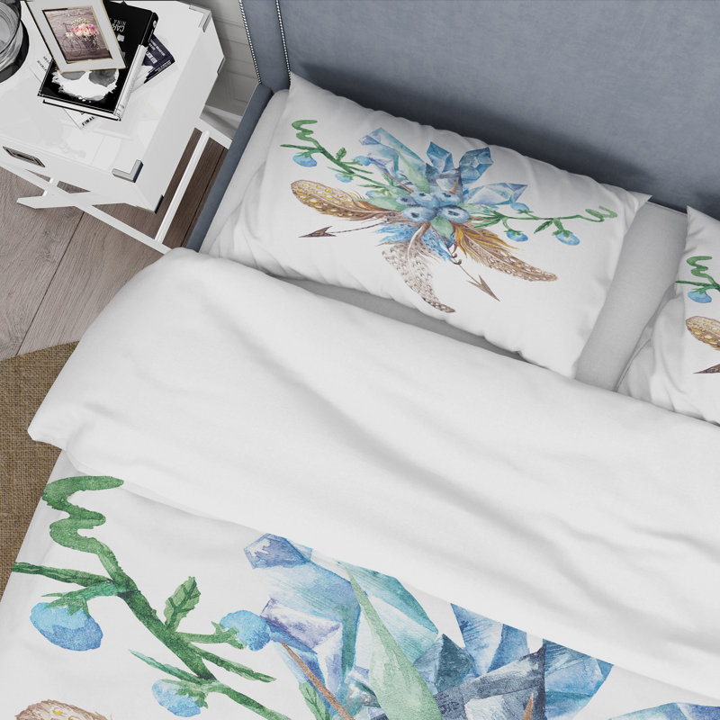 Ensemble de housse de couette Fresh Fresh, Housse de couette simple + 1 taie décorative stan