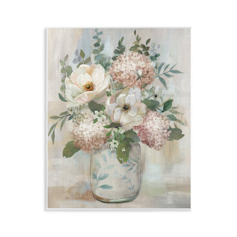 "Hydrangeas & Magnolias Bouquet", art par Nan