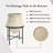 Chanhassen Distressed Metal Cauldron Cachepot with Stand (Set of 2)-936294626