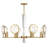 Leighton 8-Light Chandelier in Warm Brass