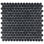 Hudson Penny Round Matte Black Porcelain Mosaic Tile