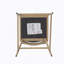 Ensemble de 2 tabourets de bar 29,5 po Farmhouse 29,5 po avec dossier en rotin