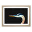 Heron Portrait - Picture Frame Painting Print-56712150-56712153