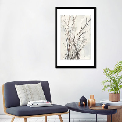 « aquarelle branches i », impression sur toile tendue