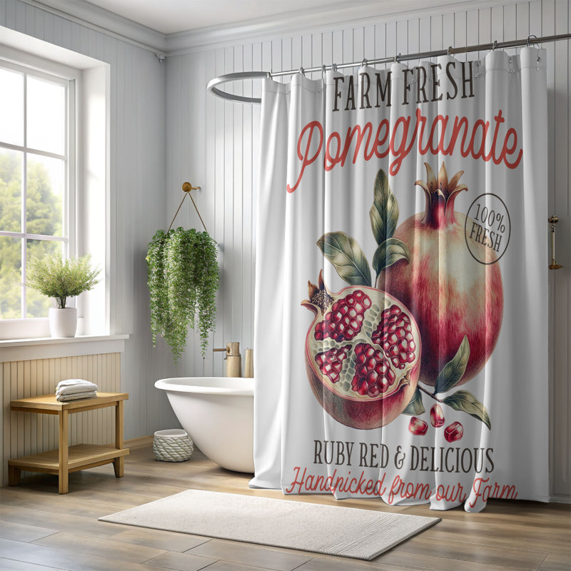 Rideau de douche 1 pièce Fresh Fresh, H 74 po x l 71 po