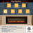 Rayva Front-Venting Recessed and Wall-Mounted Electric Fireplace-509858907
