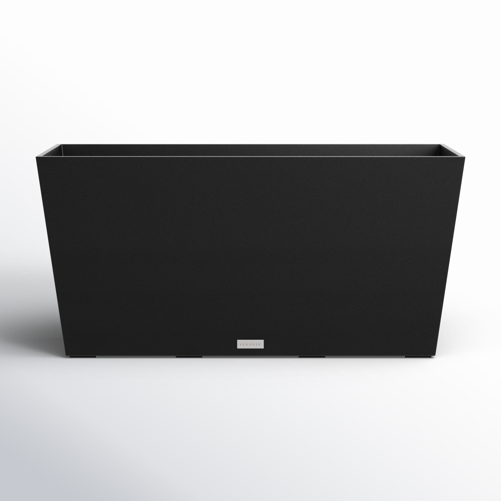 Pure Series Midori Planter, Black, 15.25" H x 31" W x 10" D, 1