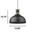 Luminaire suspendu en forme de dôme à 1 lumière Anicet-784921214