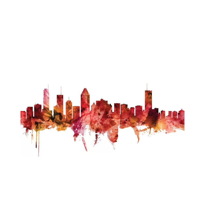 Montreal, Canada Skyline by Michael Tompsett - 1 Piece Wrapped Canvas Wall Art, 66.04 cm H x 45.72 cm W x 3.175 cm D