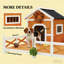 Abri pour chien, niche pour chien d'extérieur en bois