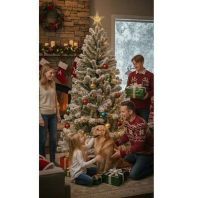 5.91' H Artificial Fir Christmas Tree