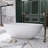 67 In. X 34 In. Solid Surface Freestanding Flatbottom Soaking Bathtub-100237348