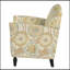 Fauteuil d'appoint avec pieds robustes
