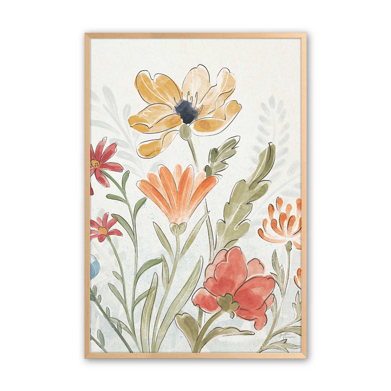 «Garden Melody In Bloom III», Érable brut, H 15 po x l 12 po