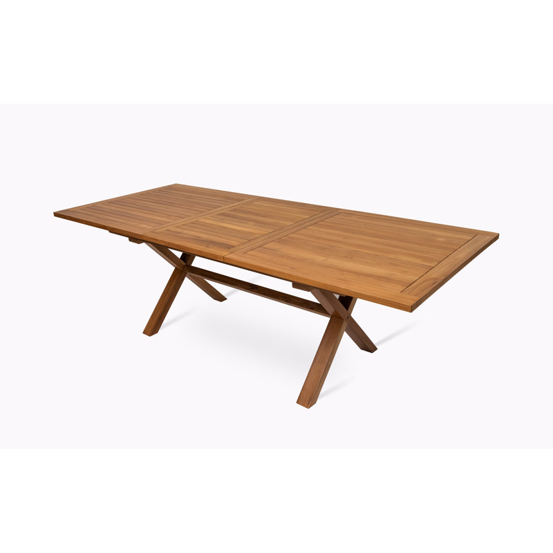 Table à rallonge en teck Kleopatra