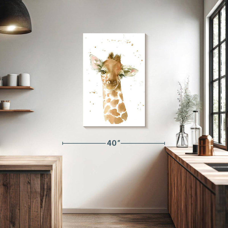 Brampt Light Baby Giraffe, 36" H x 24" W
