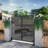 Harmon 4 ft. W Laser Cut Metal Privacy Screen-55887654