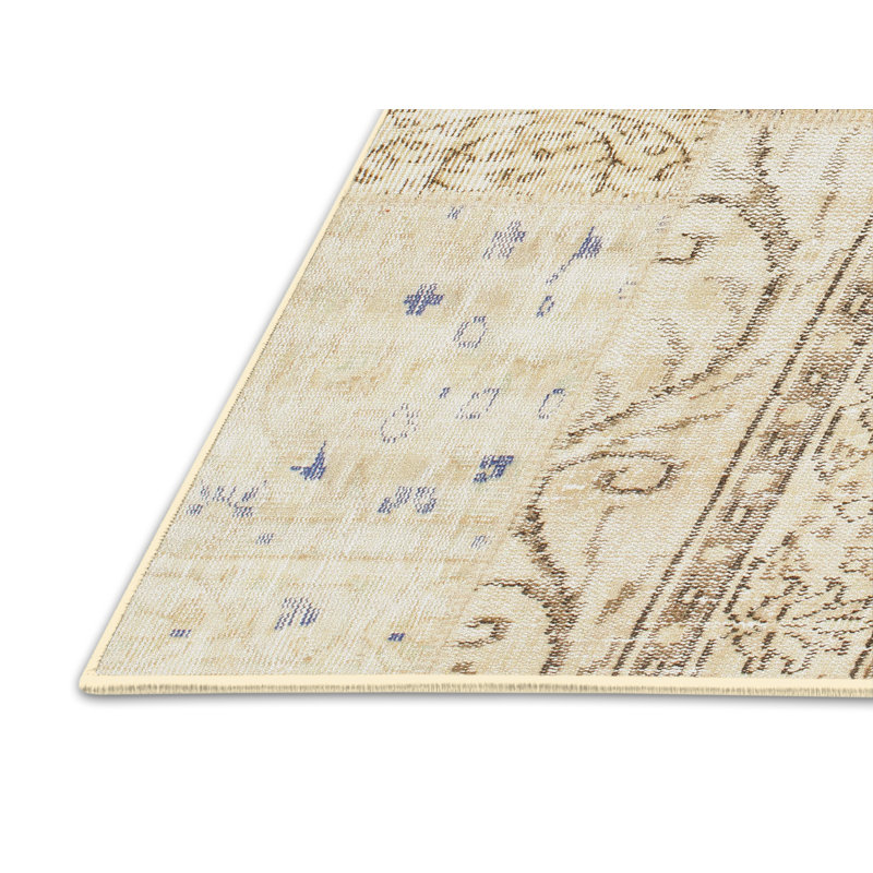 Tapis beige, Rectangle 5 pi x 7 pi