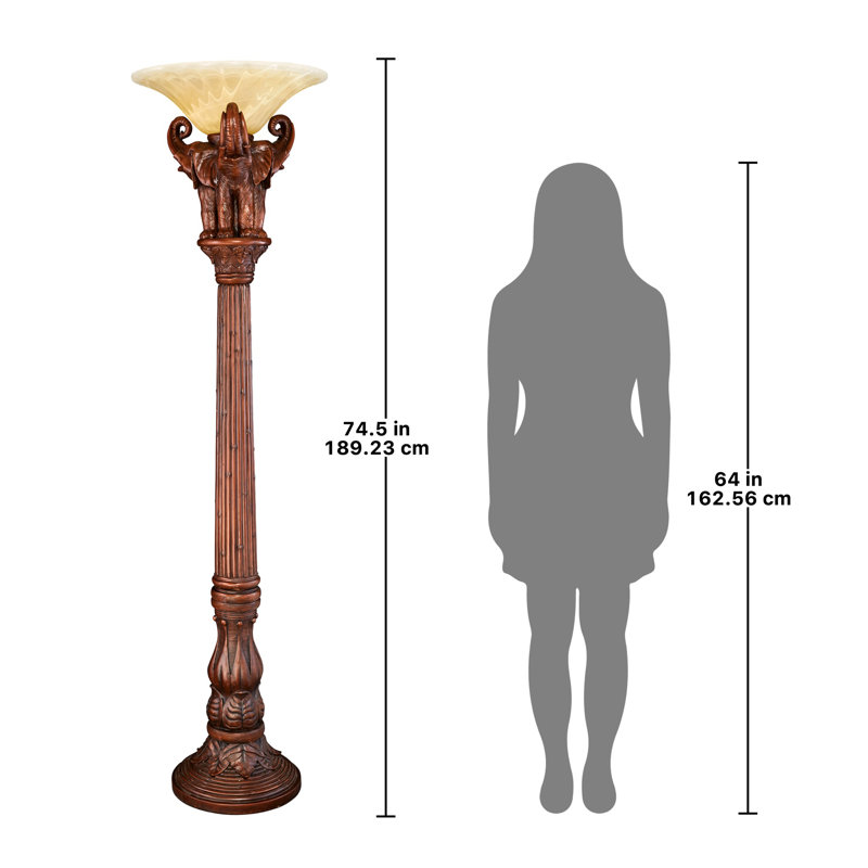 Lord Houghton's Elephant Sculptural Floor Lamp