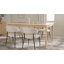 Table de salle à manger en bois de chêne massif pour salle de bain Bathilda-121388610